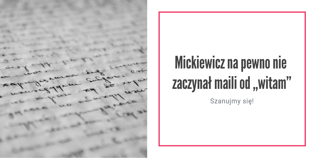 3 zasady języka polskiego, których nie lubię zapis maili